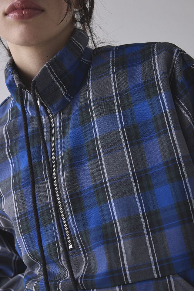 ReMADE By UO Remnants Plaid 1/4 Zip Pullover #2