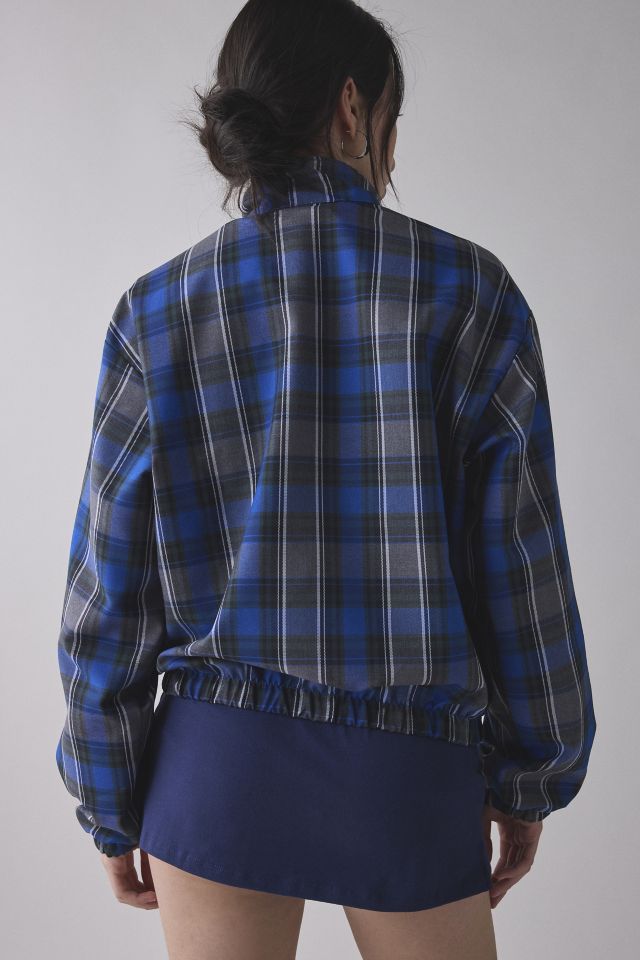 ReMADE By UO Remnants Plaid 1/4 Zip Pullover #3