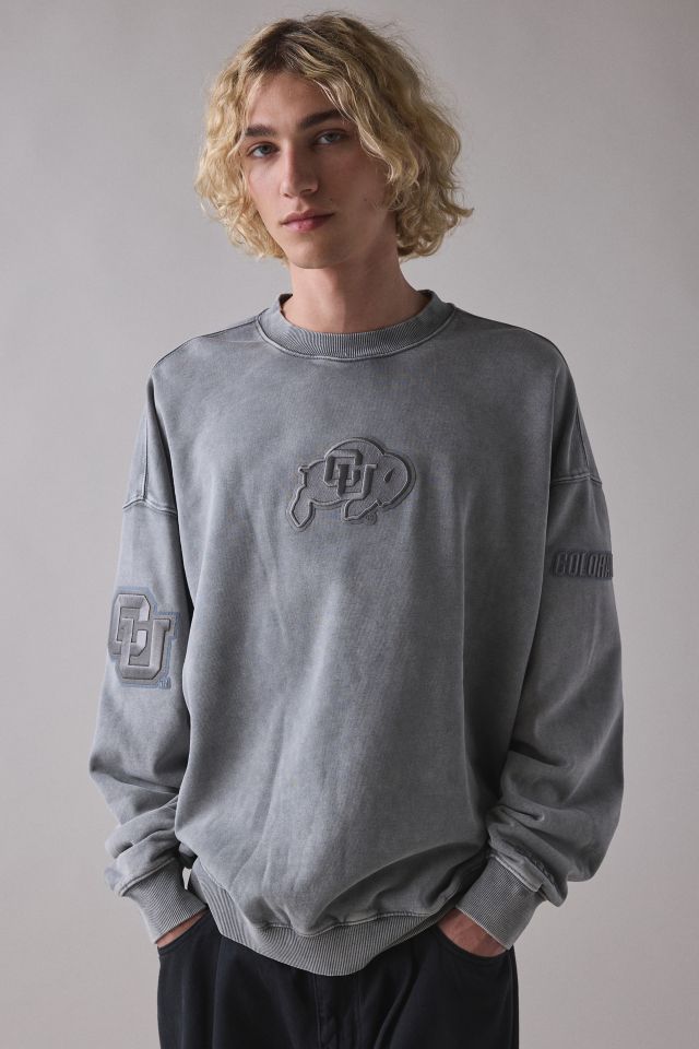 Pro Standard NCAA University Of Colorado Tonal Crew Neck Sweatshirt #3