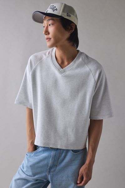 Standard Cloth Reverse Terry Boxy Short Sleeve Sweatshirt