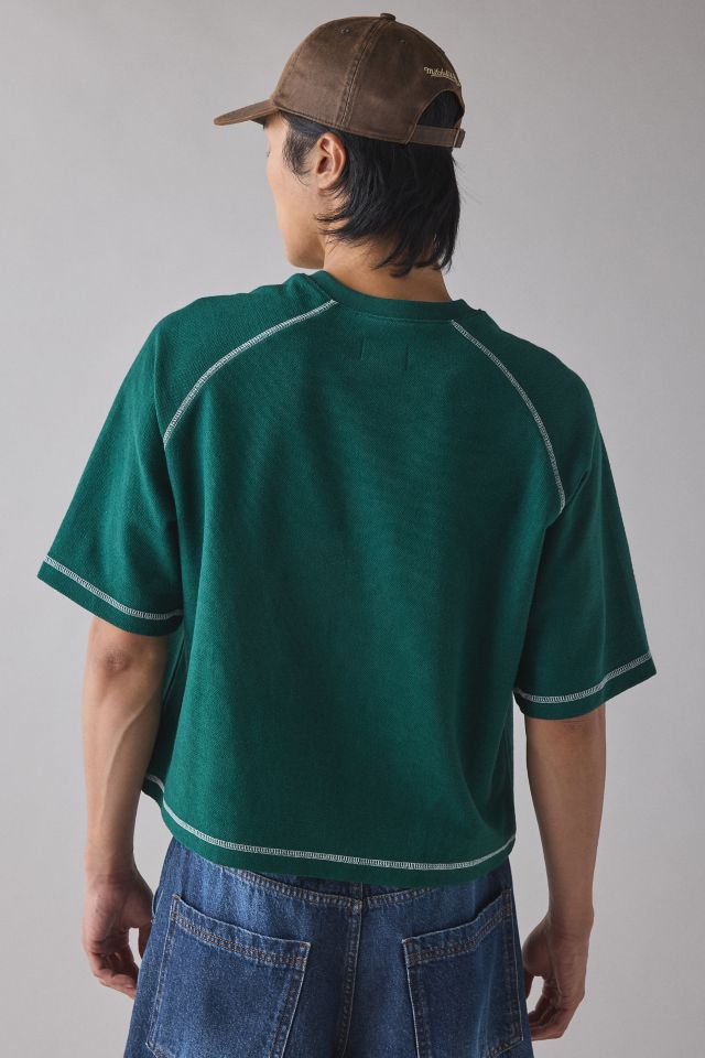 Standard Cloth Reverse Terry Boxy Short Sleeve Sweatshirt #1