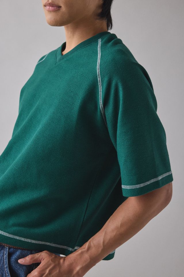 Standard Cloth Reverse Terry Boxy Short Sleeve Sweatshirt
