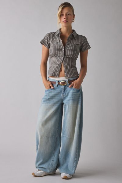 【NOKCHA】vintage like cocoon jeans/brown NOKCHA】vintage like cocoon jeans/brown BDG BDG Riya Cocoon