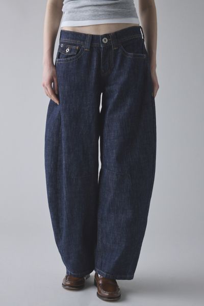 [LOW CLASSIC] / ☆ 25SS JERSEY COCOON FIT PANTS / LIGHT BLUE LOW CLASSIC COCOON FIT DENIM - Blue | Garmentory