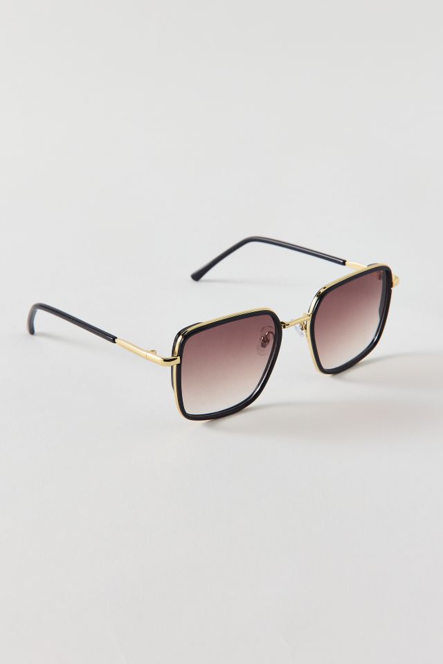 Lana Oversized Rectangle Sunglasses #1