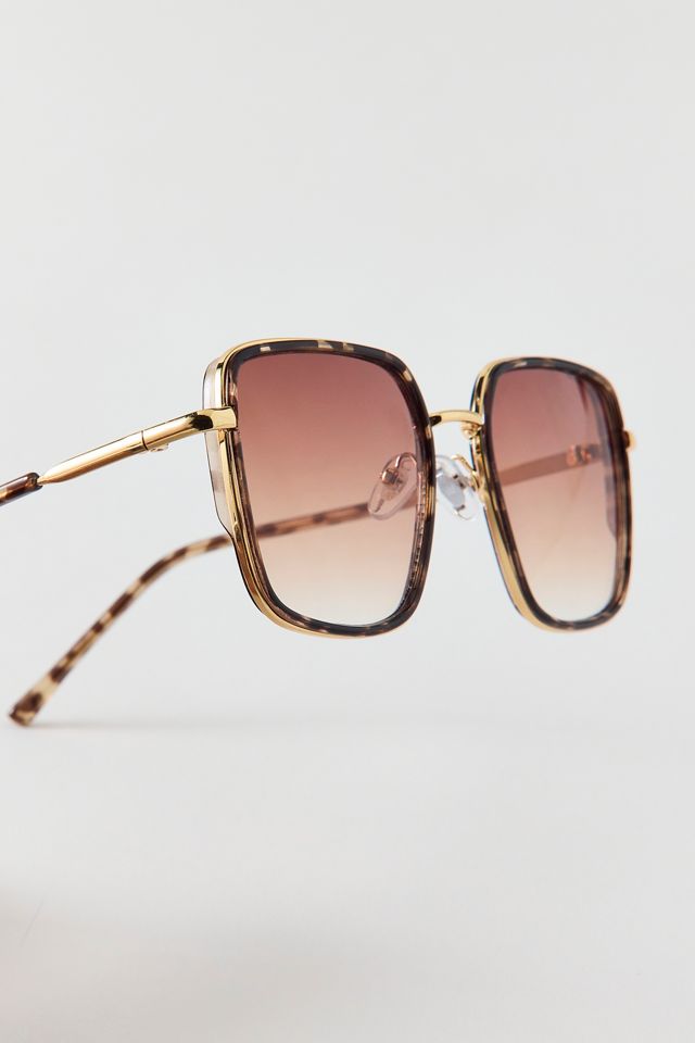 Lana Oversized Rectangle Sunglasses #2