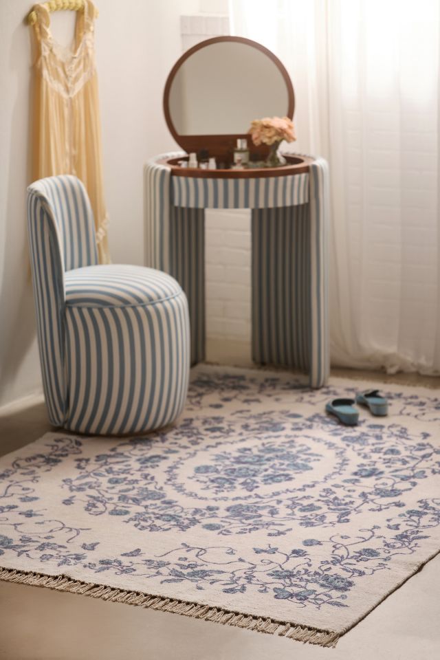 Penelope Toile Digital Printed Rug #1