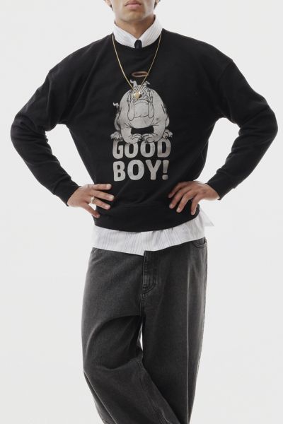 LC23 Good Boy Graphic Crew Neck Sweatshirt