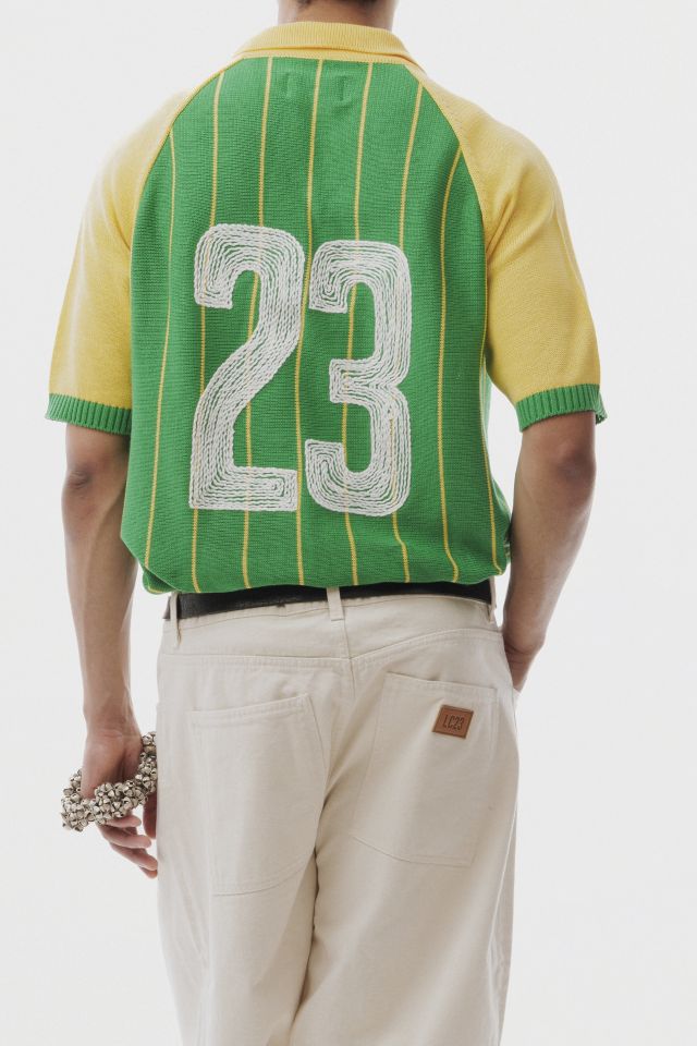 LC23 Retro Football Polo Jersey Tee #1