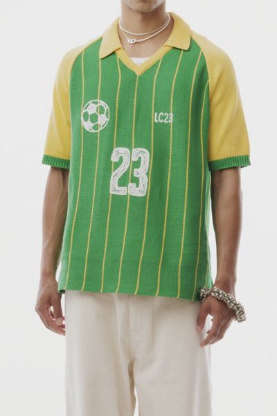 LC23 Maillot de Football Rétro Polo Jersey Tee
