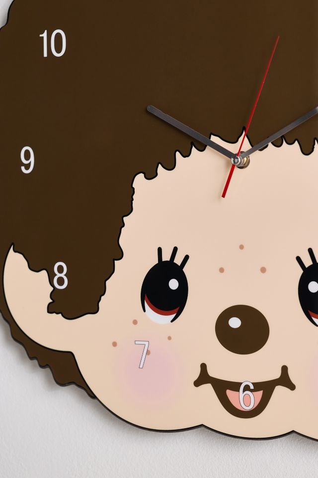 Monchhichi Head Shape Wall Clock #1