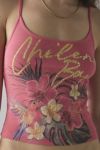Chileno Bay Tropical Graphic Cropped Cami