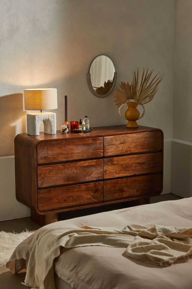 urban outfitters dresser Wyatt 6-Drawer Huron Wood 6-Drawer Dresser |