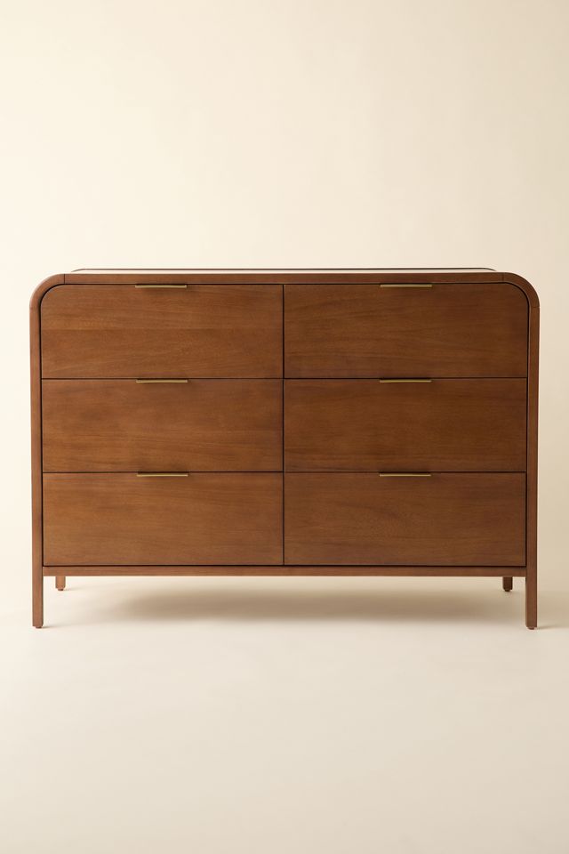 Kane Wood 6-Drawer Dresser #1