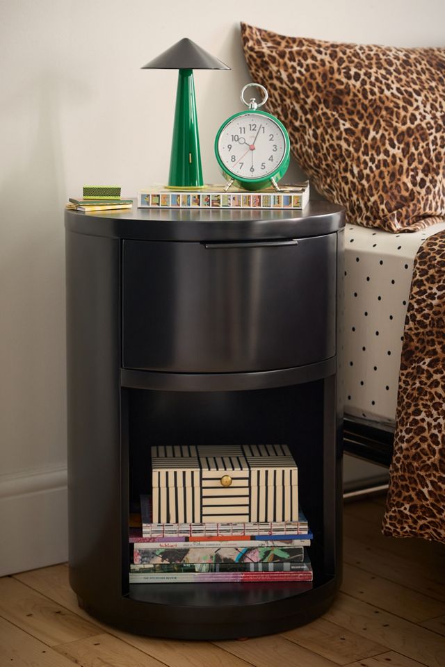Kane Round Storage Nightstand #1