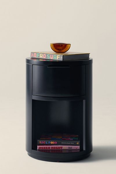 Kane Round Storage Nightstand