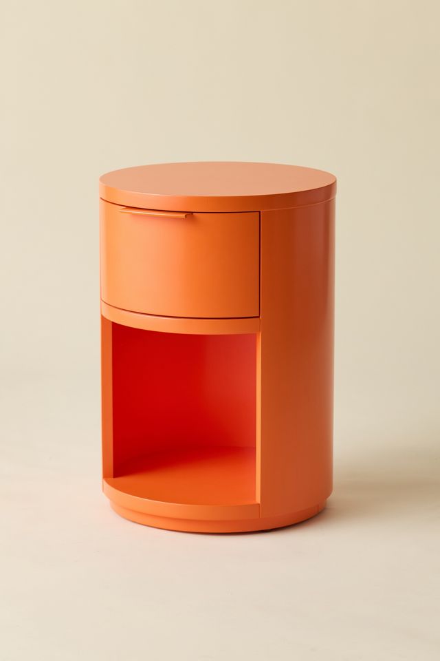 Kane Round Storage Nightstand #1