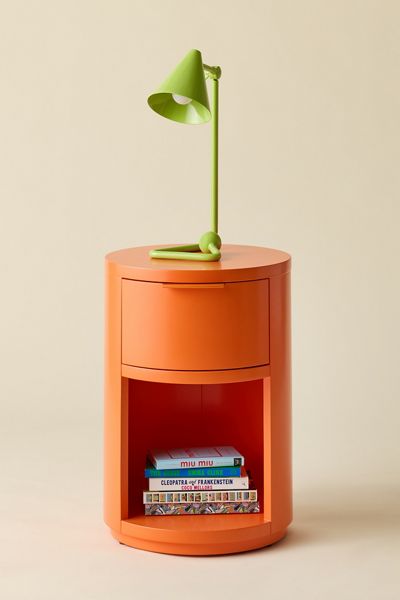 Kane Round Storage Nightstand