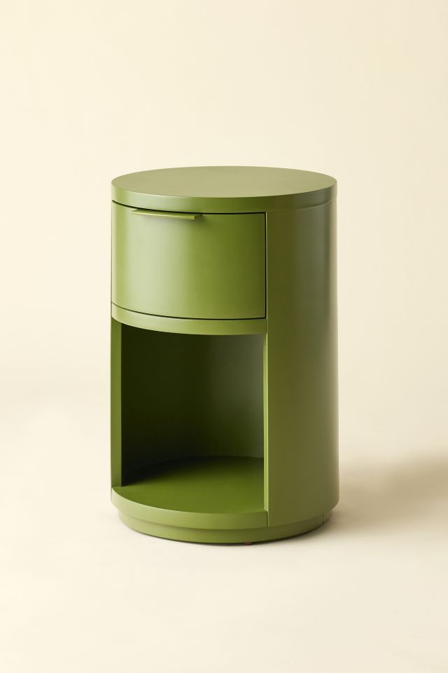 Kane Round Storage Nightstand #1