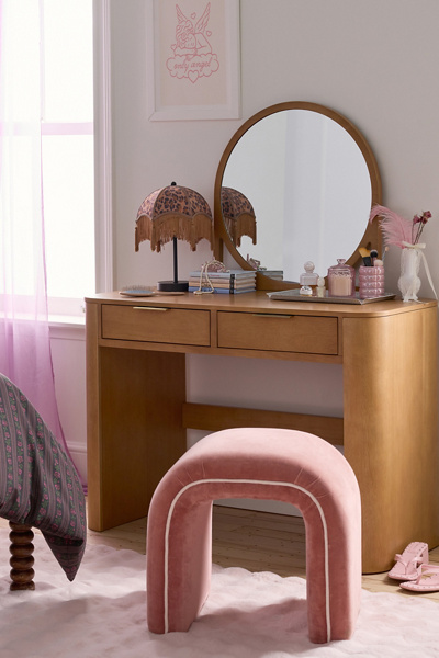 Kane Wood Mirror Vanity