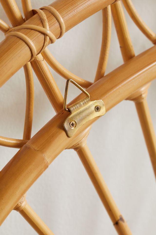 Rattan Sun Wall Hanging/Floating Headboard #3