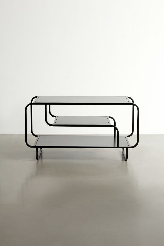 Alana Mini 3-Tiered Metal Coffee Table #1
