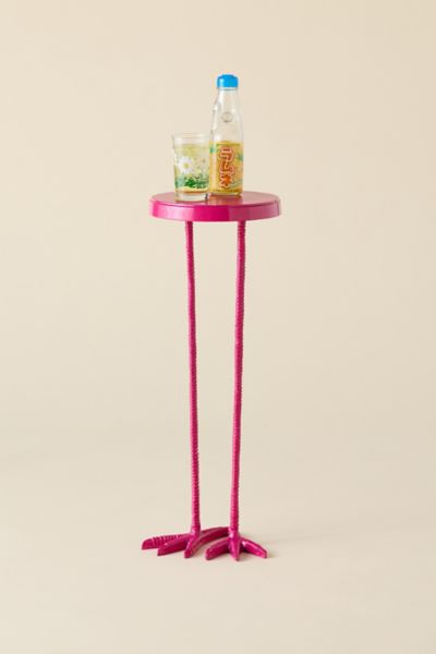 Urban Outfitters Birdy Metal Drink Side Table In Pink At