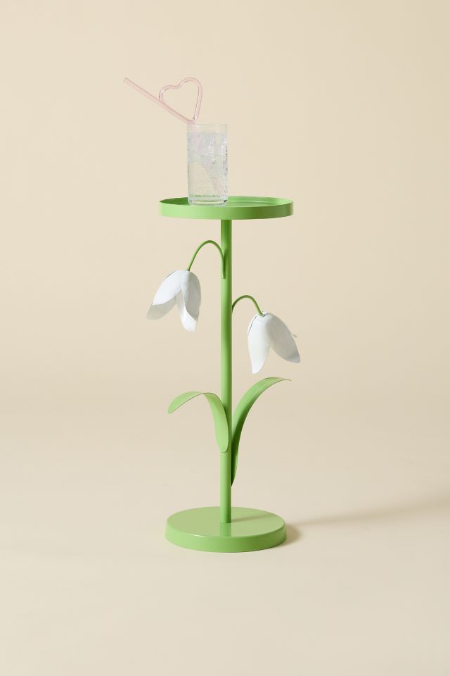 Lily Of The Valley Iron Side Table #5