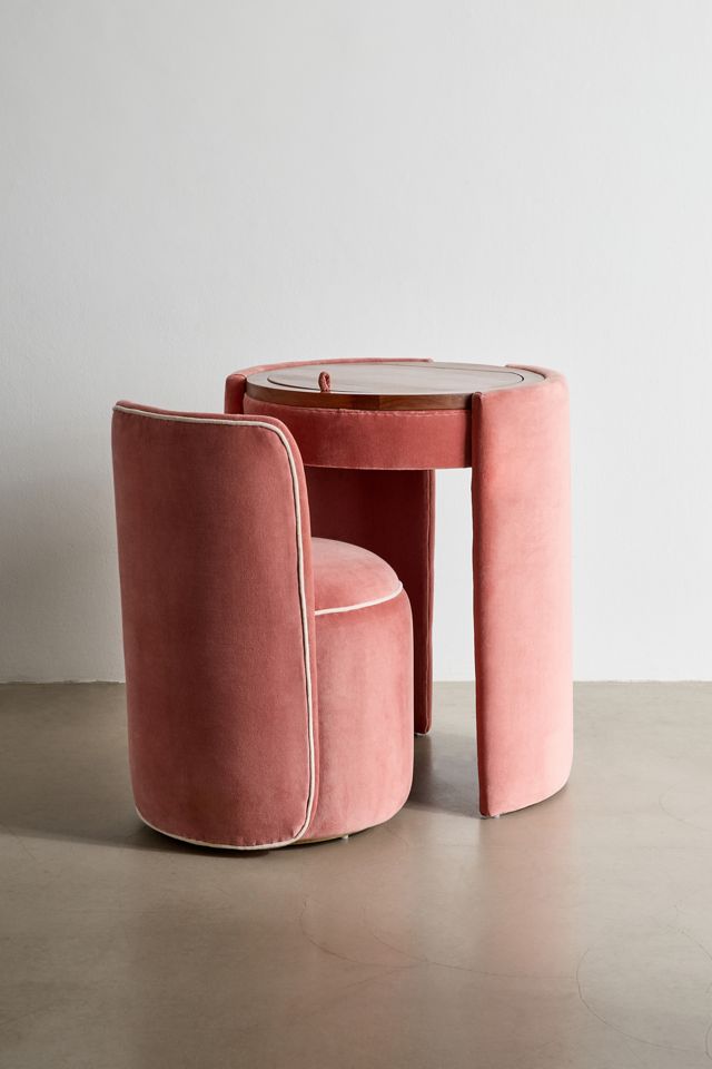 Jane Mirror Vanity & Stool Set