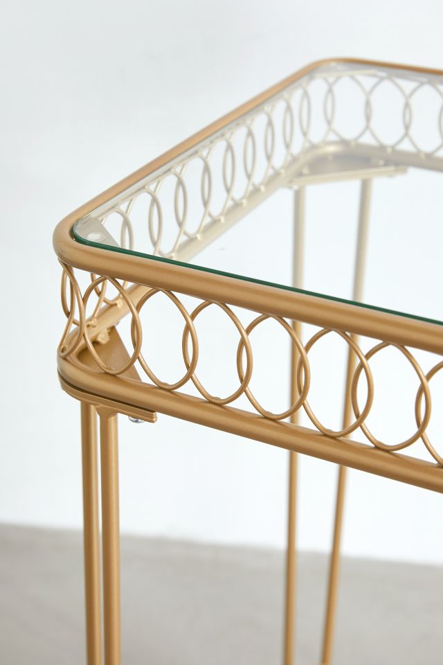 Wire Loop MIrrored Vanity #3