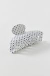 Printed Polka Dot Claw Clip