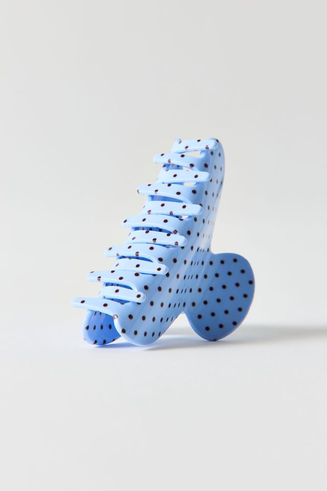 Pince à cheveux imprimée à pois #1