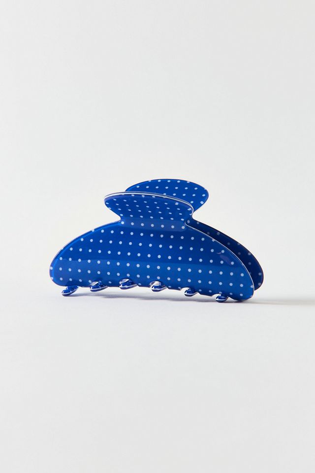 Printed Polka Dot Claw Clip #1
