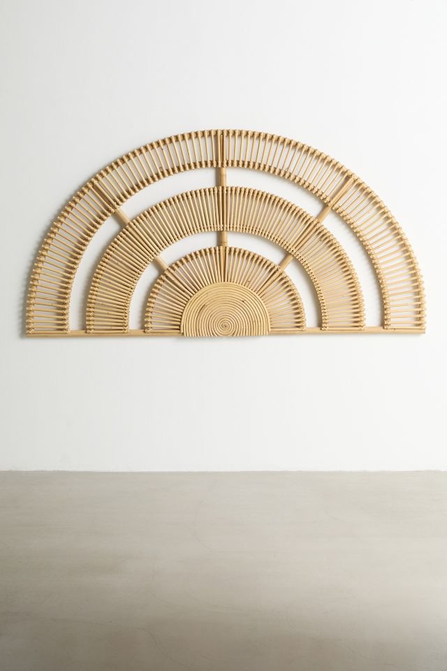 Orbit Rattan Floating Headboard #1