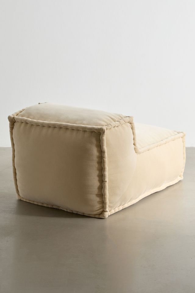 Evelyn Velvet Bean Bag Lounge Chair #4
