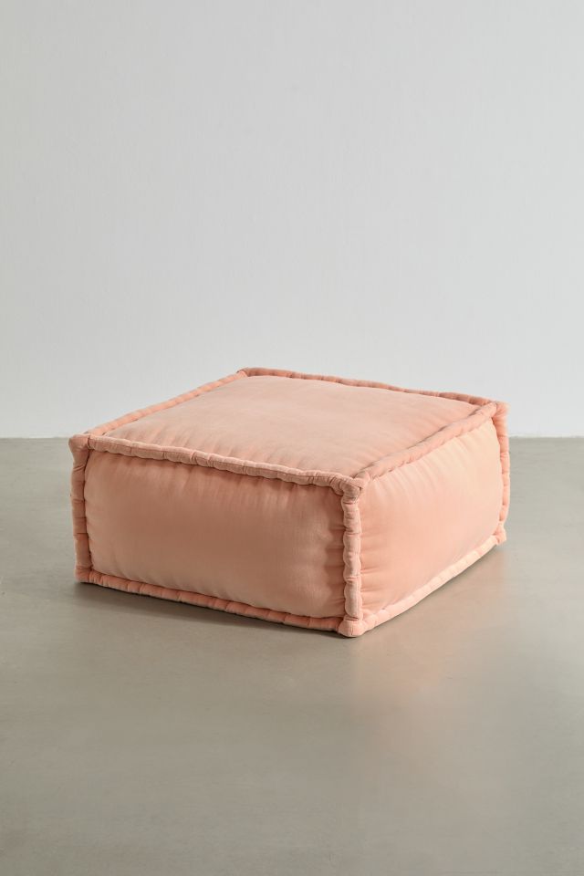 Evelyn Velvet Bean Bag Ottoman #2