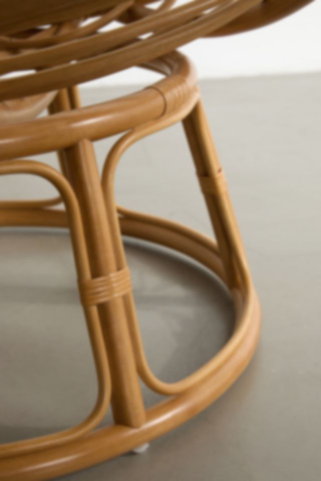 Papasan Rattan Chair & Cushion Set #2