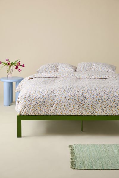 Urban Outfitters Alana Metal Platform Bed In Green At