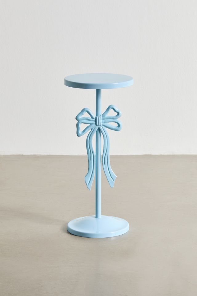 Bow Metal Drink Side Table #1