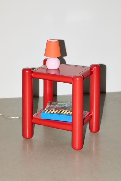 Urban Outfitters Casper Contemporary 2-tier Side Table In Red At