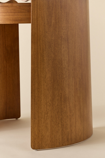 Stacie Wood Flip-Top Mirror Vanity