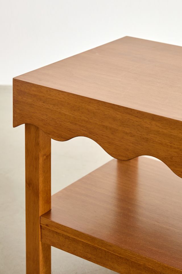 Stacie Wood Scallop Bench #3