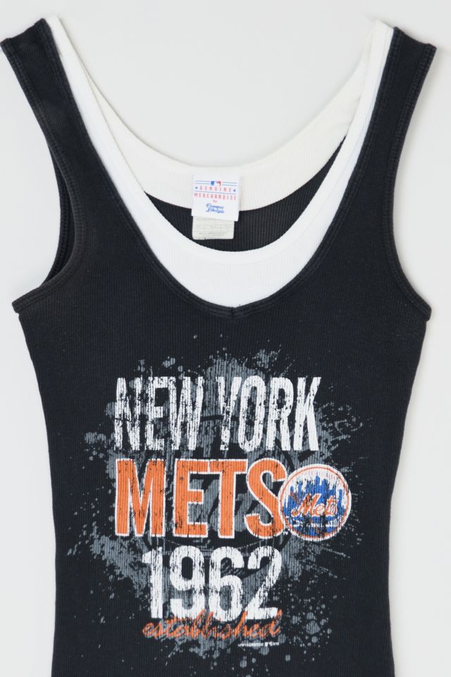 Vintage Y2k New York Mets Layered Tank Top | Urban Outfitters