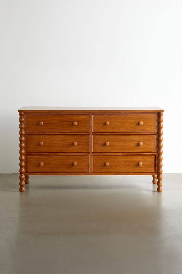 Willow 6-Drawer Wood Dresser #1