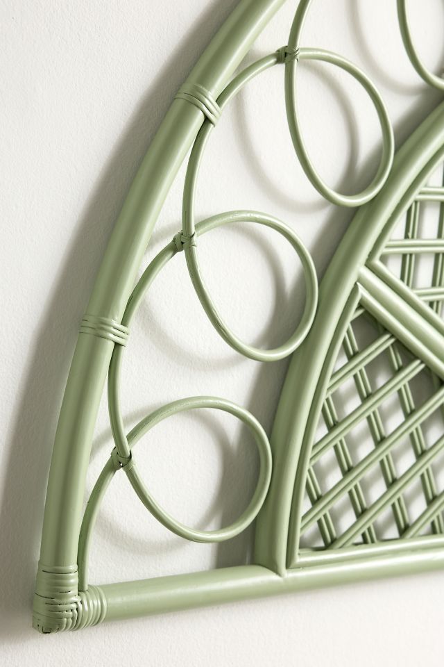 Safa Arch Rattan Floating Headboard #2