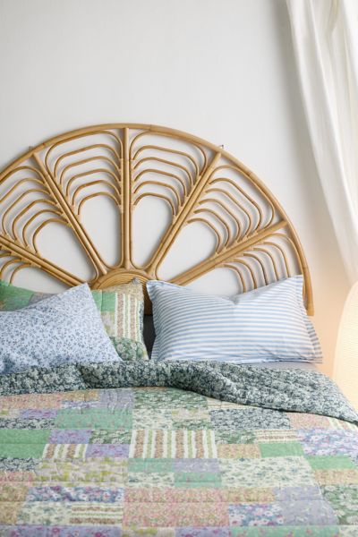 Urban Outfitters Zahra Arch Rattan Floating Headboard In Natural At  In Natural
