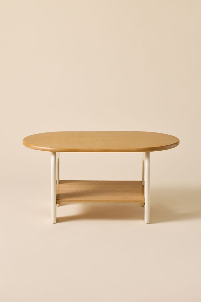 Tara Statement Oval Shape Coffee Table #1