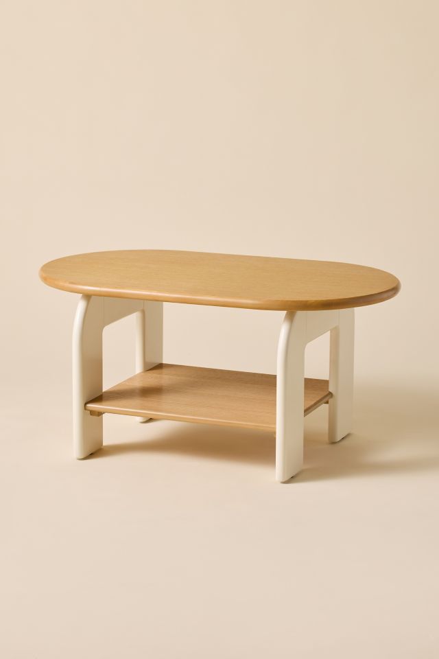 Tara Statement Oval Shape Coffee Table #2