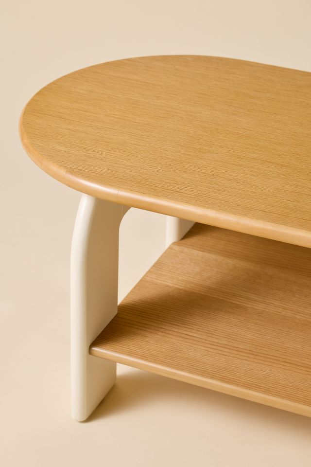 Tara Statement Oval Shape Coffee Table #3