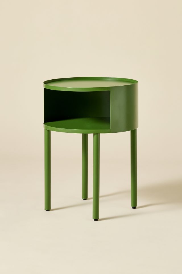 Lucie Iron Cutout Storage Nightstand #1